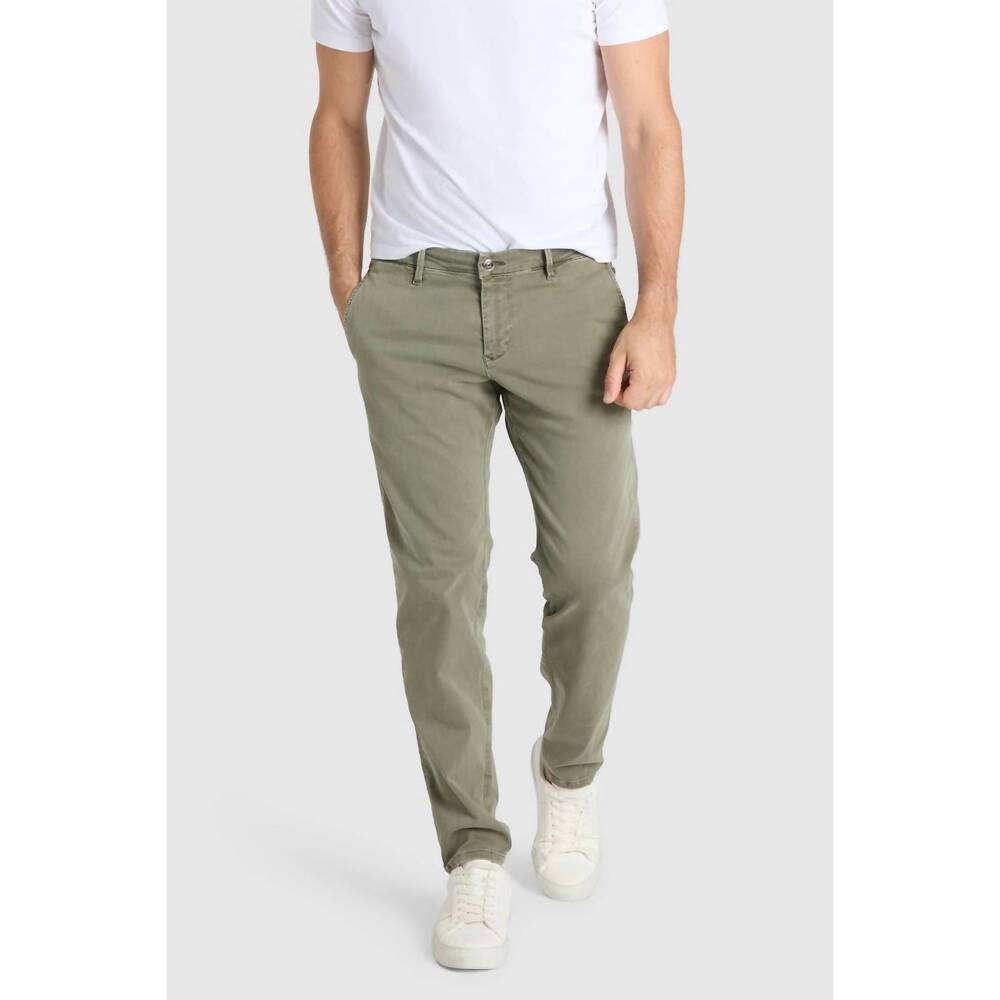 NEW MAC JEANS driver chino pants in leaf green